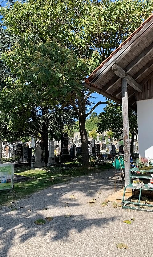 Friedhof am Stadtwanderweg in Wien