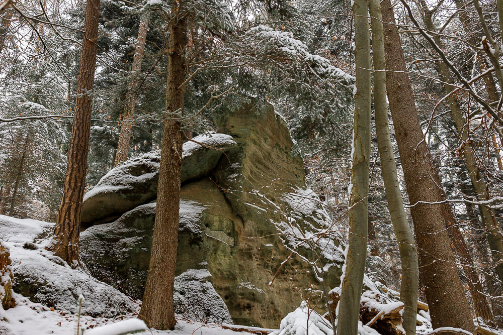 Der Geiststein im Winter